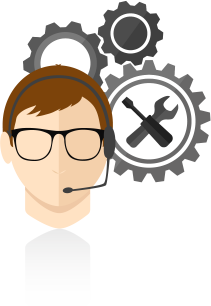Technician icon for technical support.
